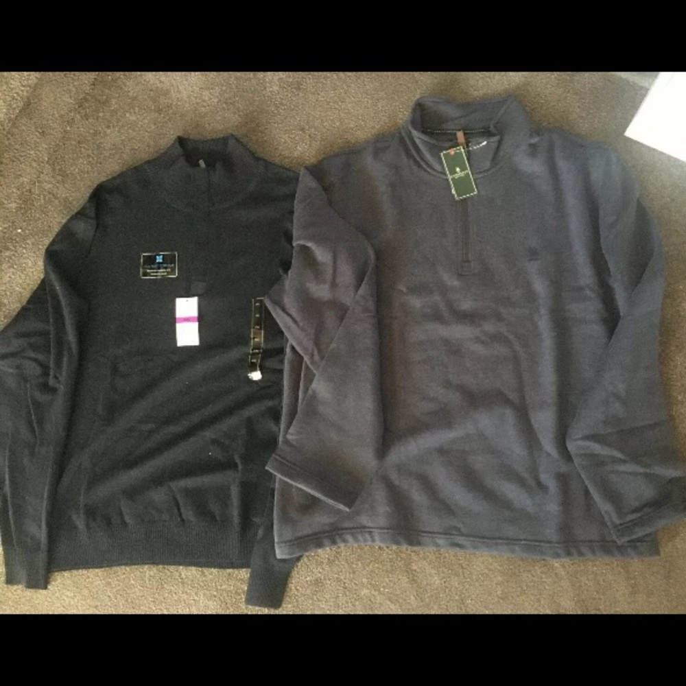 Tricots St Raphael, G.H. Bass Mens 1/4 Zip XXL